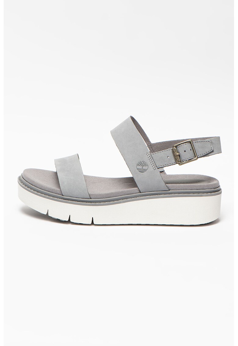 Sandale wedge de piele Safari Dawn 2
