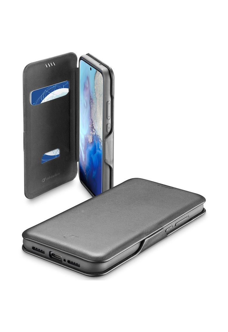 Husa de protectie tip Carte Cellularline Book Clutch 2 pentru Samsung Galaxy S20 - Negru