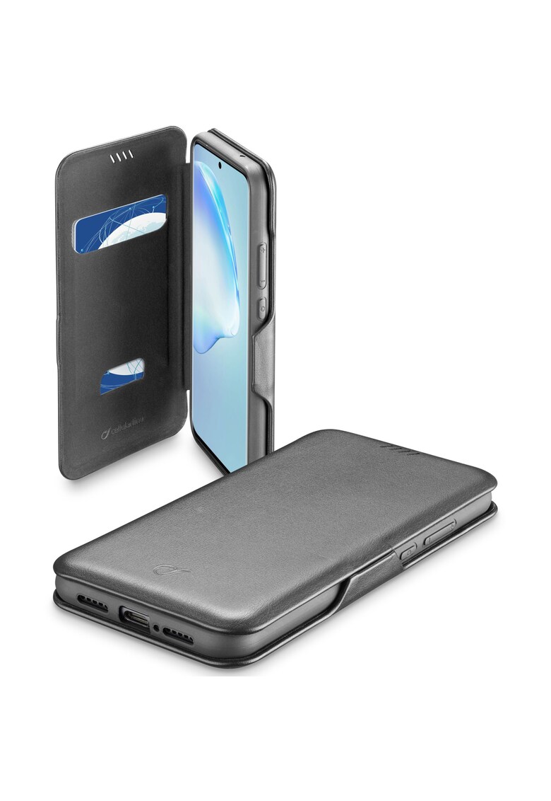 Husa de protectie tip Carte Cellularline Book Clutch 2 pentru Samsung Galaxy S20 Plus - Negru