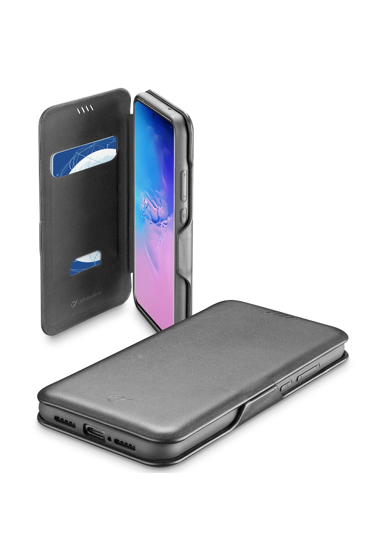 Husa de protectie tip Carte Cellularline Book Clutch 2 pentru Samsung Galaxy S20 Ultra - Negru