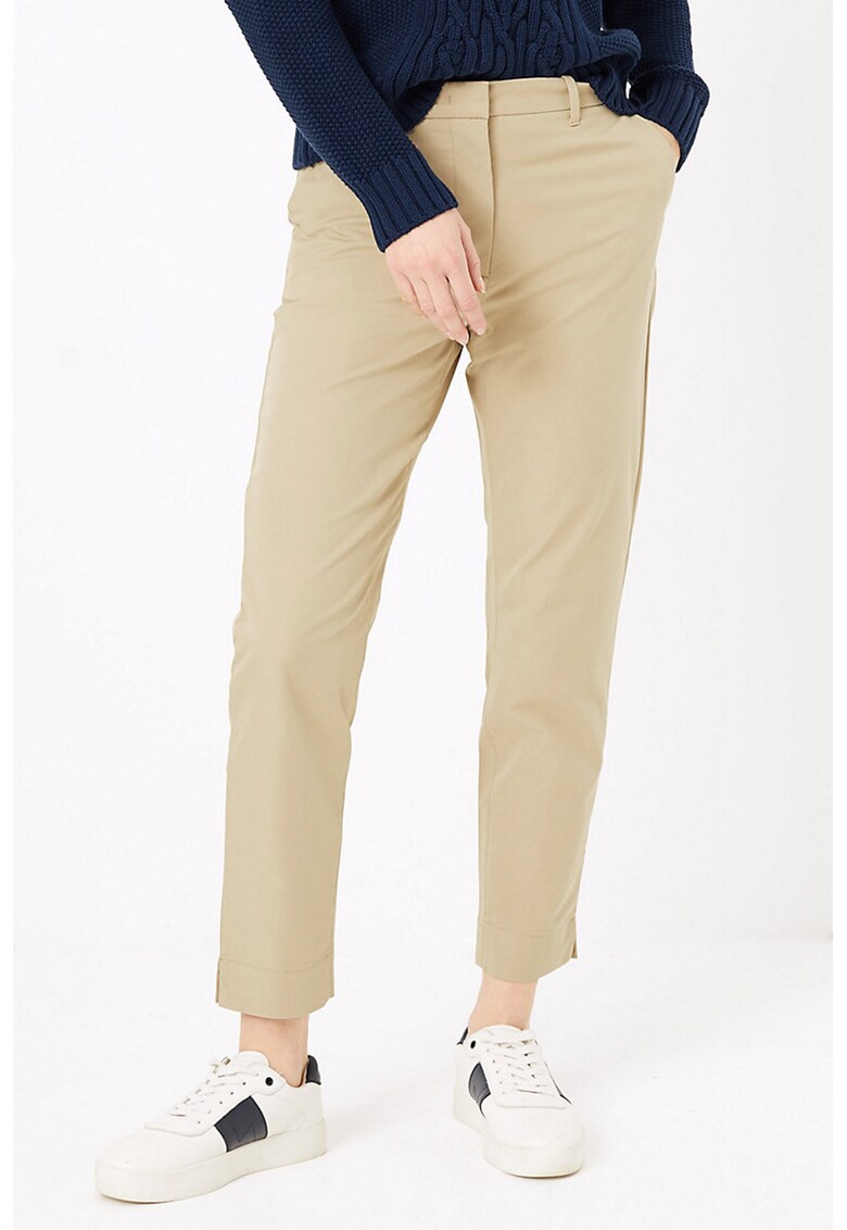 Pantaloni chino cu croiala dreapta 2023 ❤️ Pret Super fashiondays imagine noua 2022