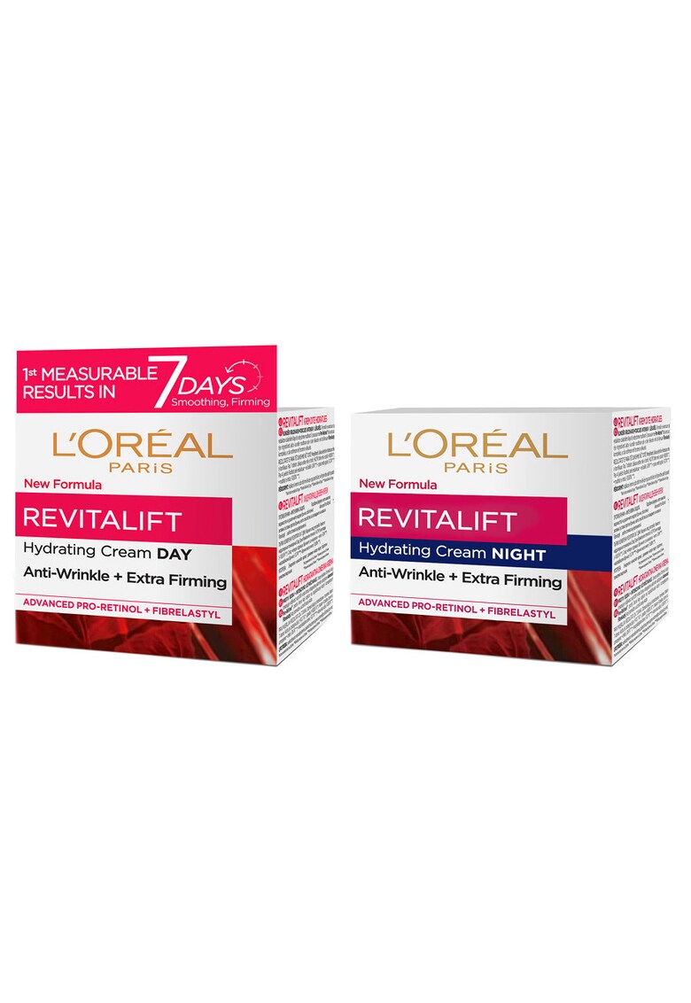 Set Revitalift New Formula: Crema antirid de zi - 50 ml + Crema antirid de noapte - 50 ml