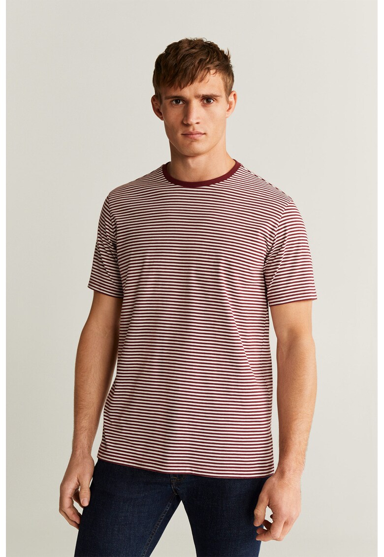 Tricou cu model in dungi Bestripe