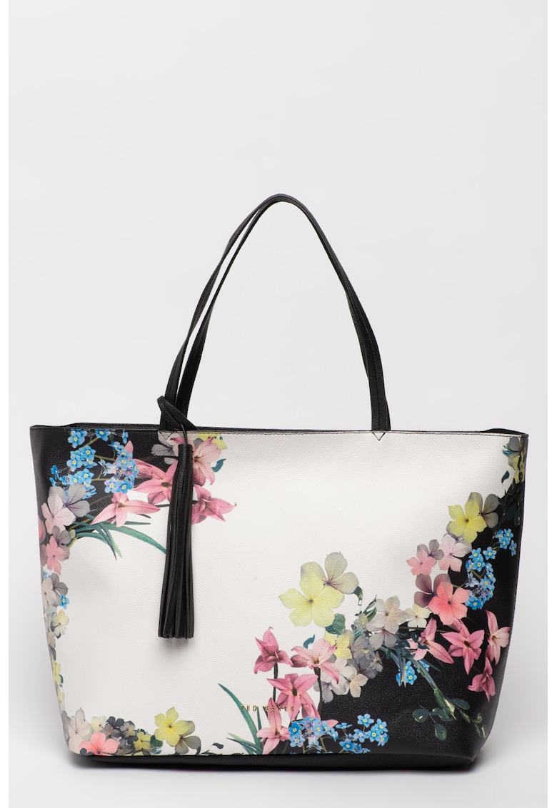 Geanta shopper cu imprimeu floral Ayeliie