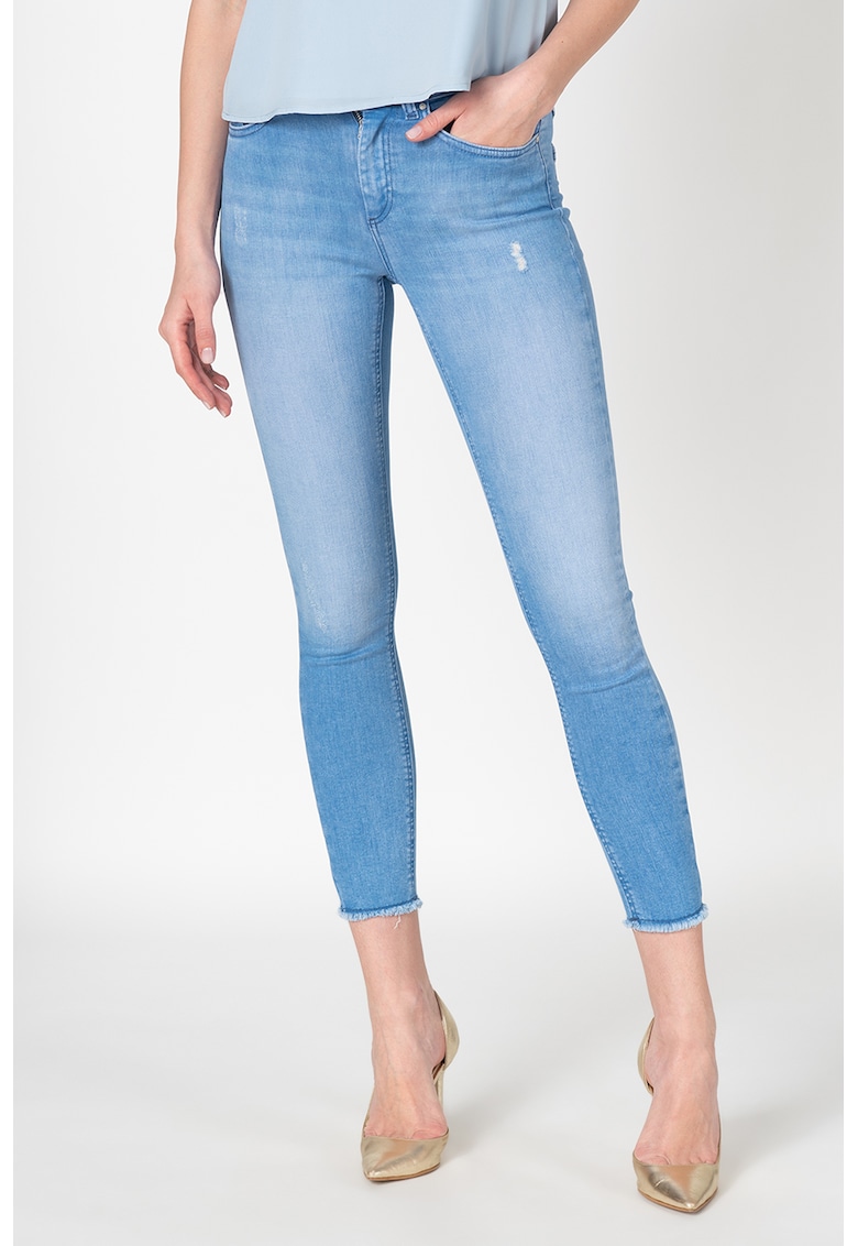 Blugi skinny cu talie inalta Blush - Albastru deschis