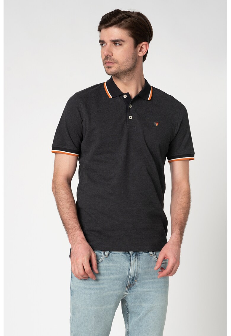 Tricou polo din material pique Bluwin