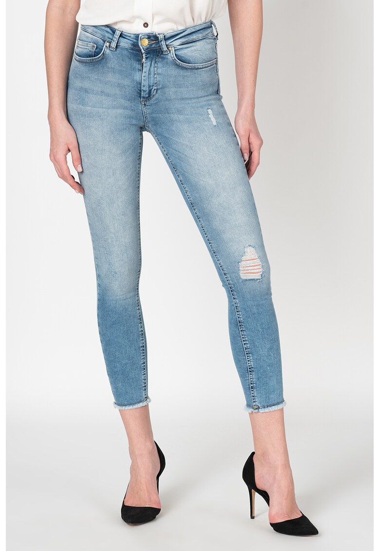 Blugi skinny cu talie inalta Blush Blugi skinny cu talie inalta Blush