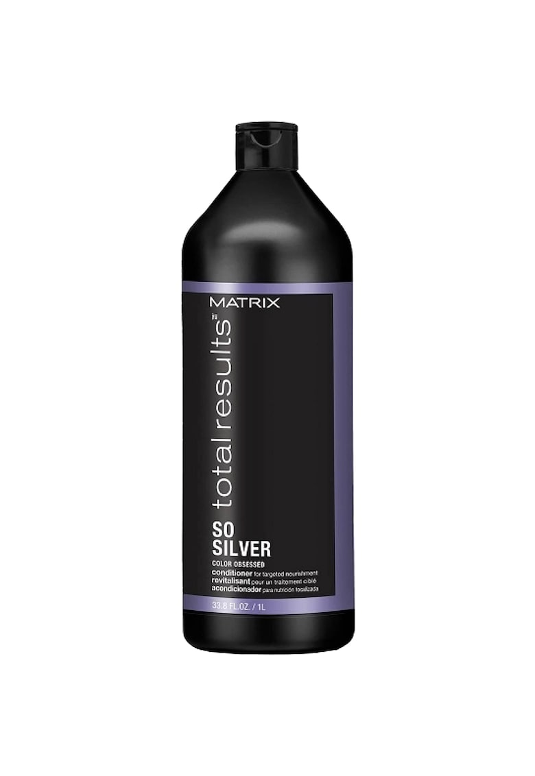 Total Results Color Obsessed So Silver Conditioner balsam pentru par blond platinat si grizonat 1000 ml