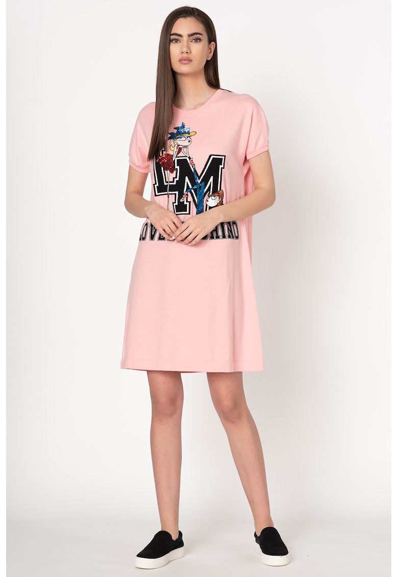 Rochie sport cu aplicatii din paiete