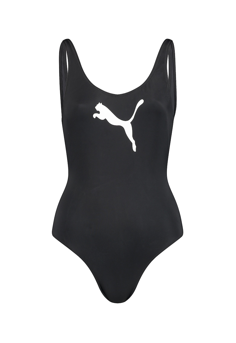 Costum de baie intreg cu decolteu in U pe partea din spate