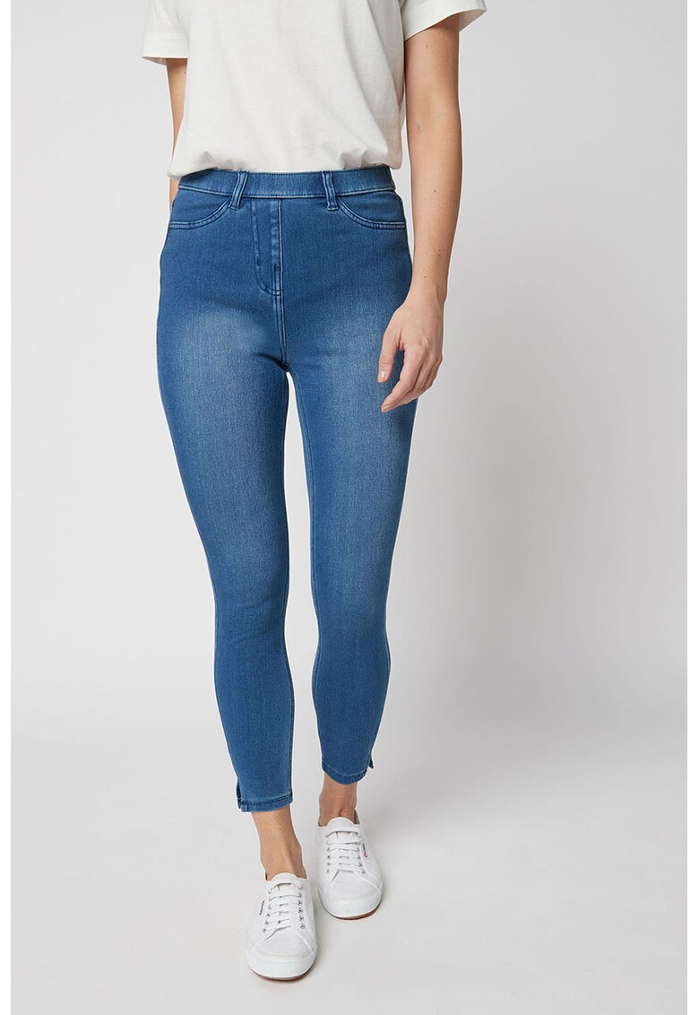 Jeggings crop din denim