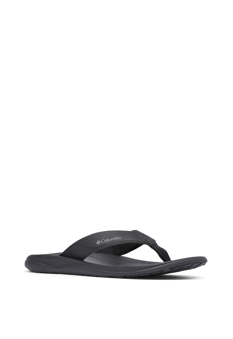 Papuci flip-flop de piele ecologica