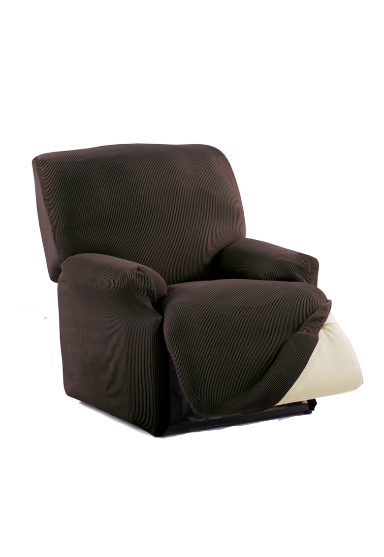 Husa elastica pentru fotoliu cu recliner mecanic Nairobi - intre 70-110 cm - 60% bumbac+ 35% poliester + 5% elastan