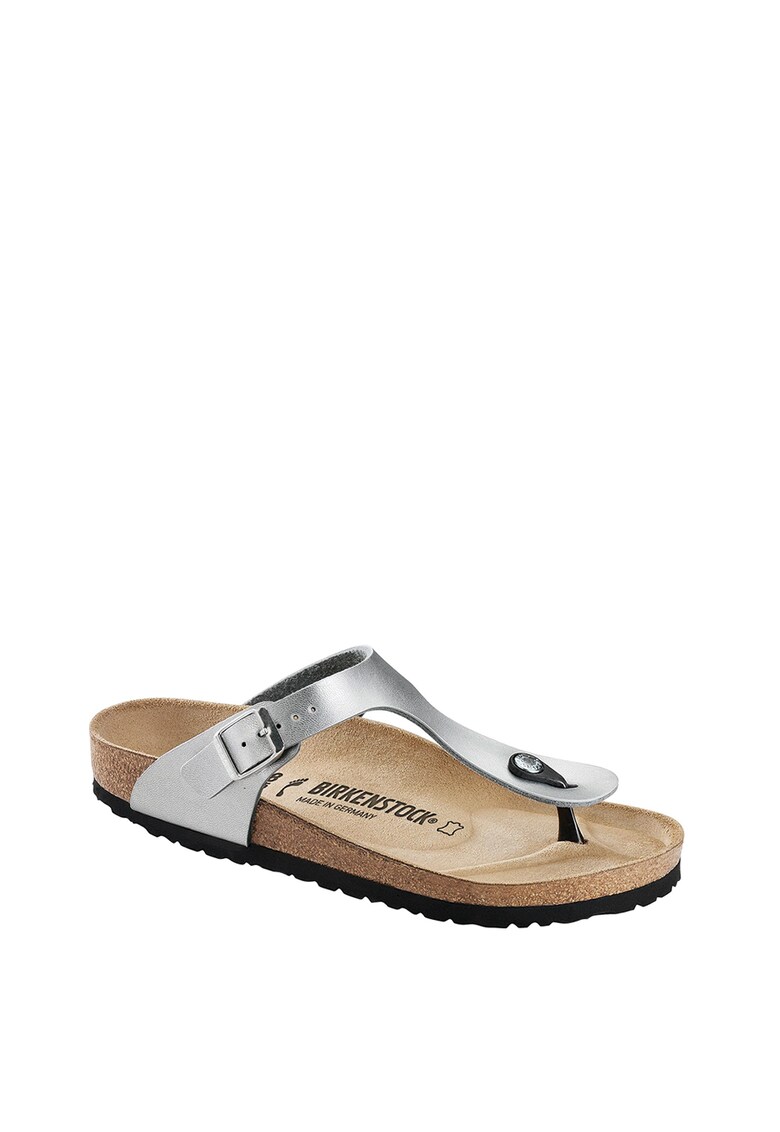 Papuci flip-flop de piele ecologica Gizeh