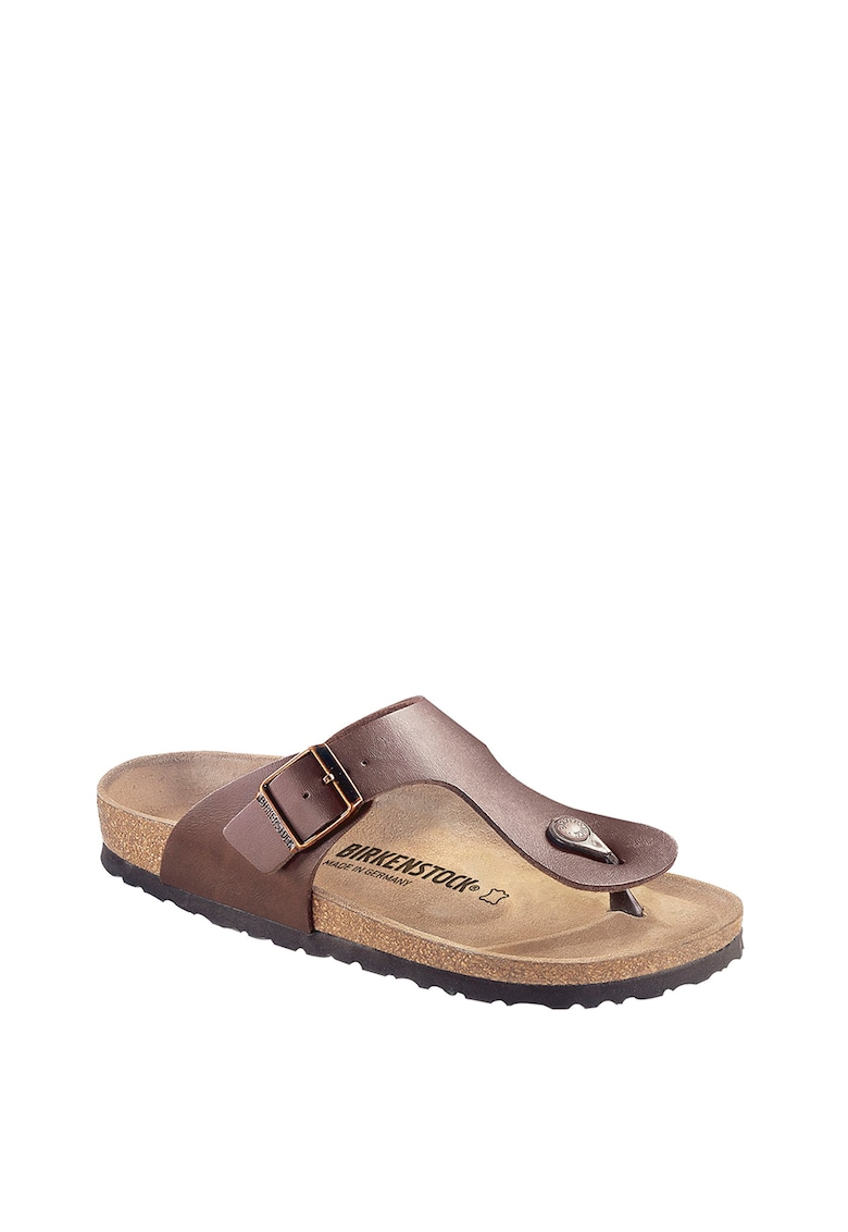 Papuci flip-flop de piele ecologica Ramses