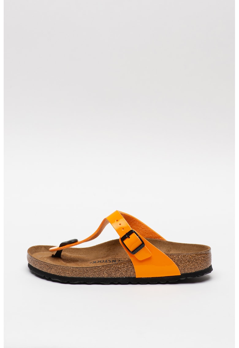 Papuci regular fit de piele ecologica Gizeh