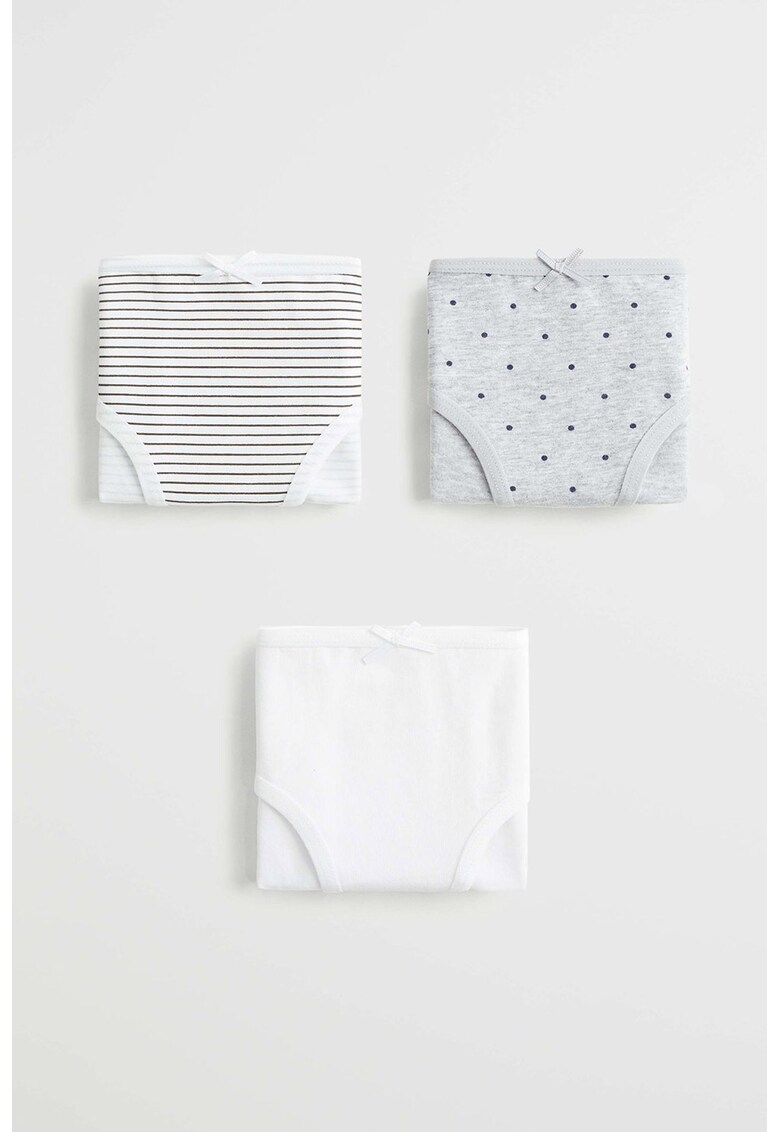 Set de chiloti din bumbac organic Miller - 3 perechi