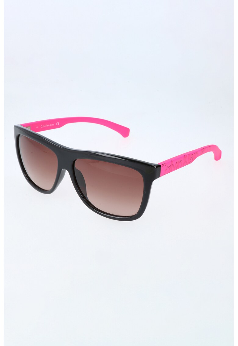 Ochelari de soare unisex cu model colorblock