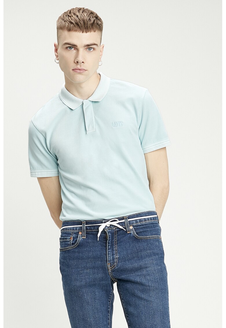 Tricou polo cu logo brodat