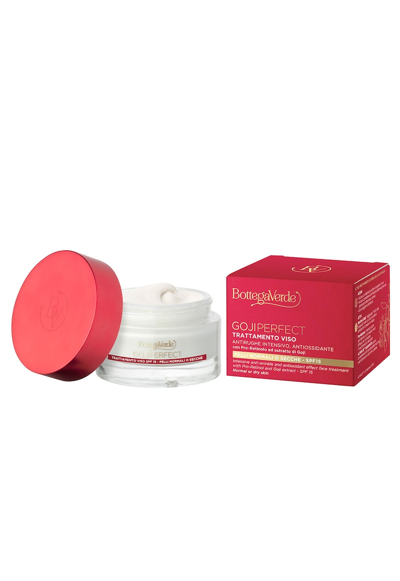 ratament Antirid Intensiv -  De Zi - Pentru Tenul Uscat si Normal - Cu Pro-Retinol si Extract de Goji - Goji Perfect - - Combate Semnele Imbatranirii - Protectie Anti-Oxidare si Hidratare Intensiva - Ideal pentru Pielea Matura - 50 ml
