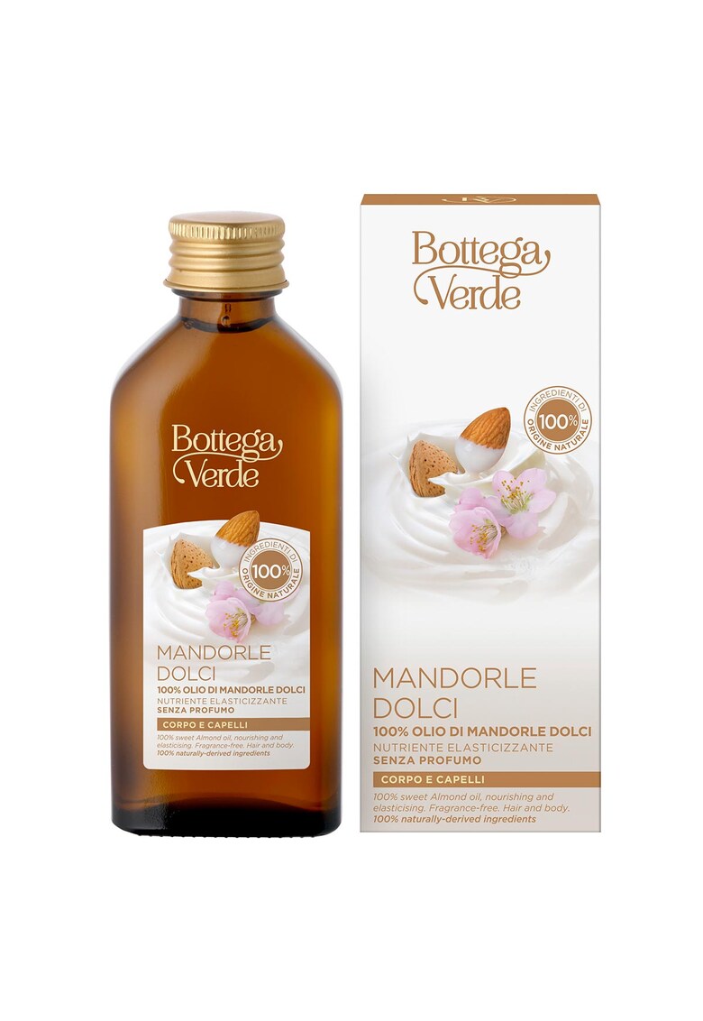 Ulei neparfumat de migdale dulci pentru corp si par - Mandorle - 100 ML -