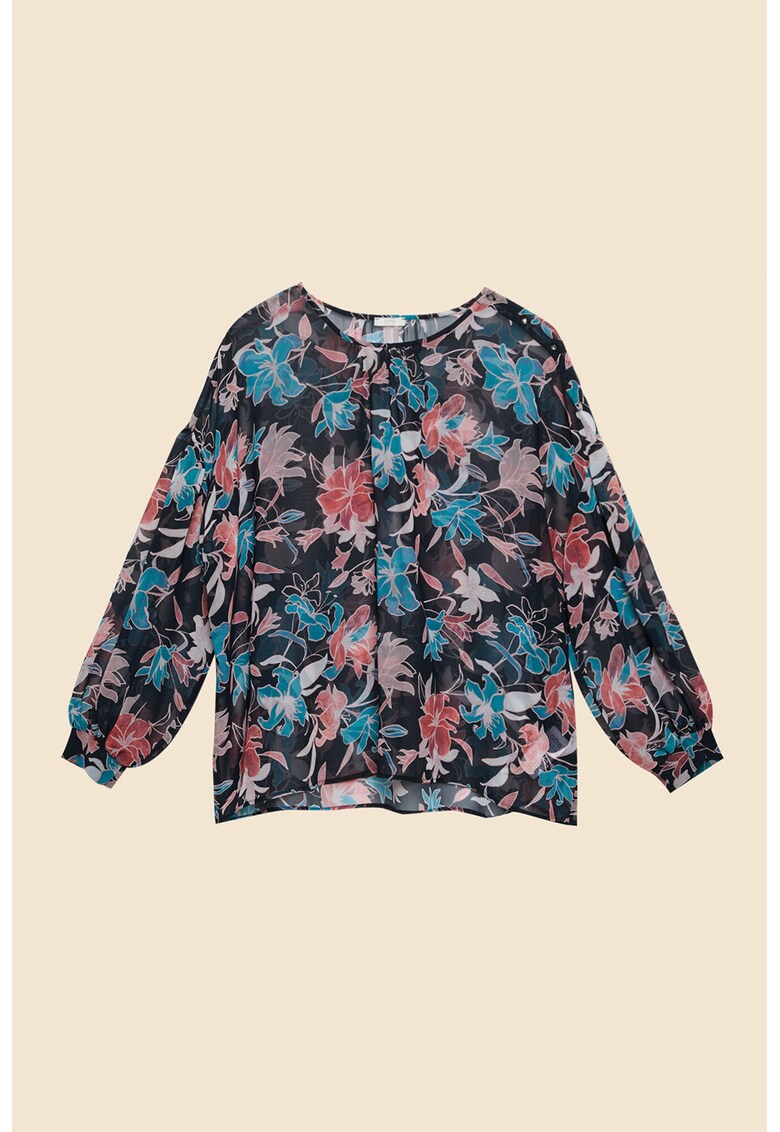 Bluza lejera cu imprimeu floral