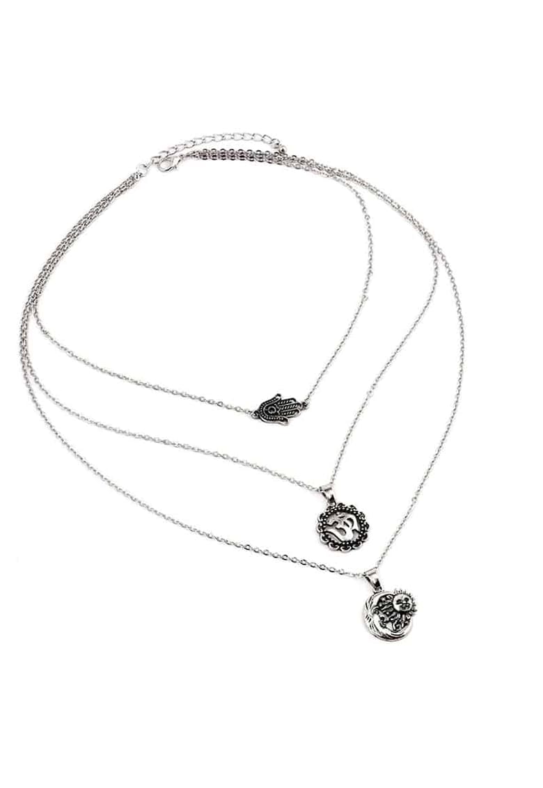 Colier Anrika Silver C11 - Aliaj metalic - Argintiu