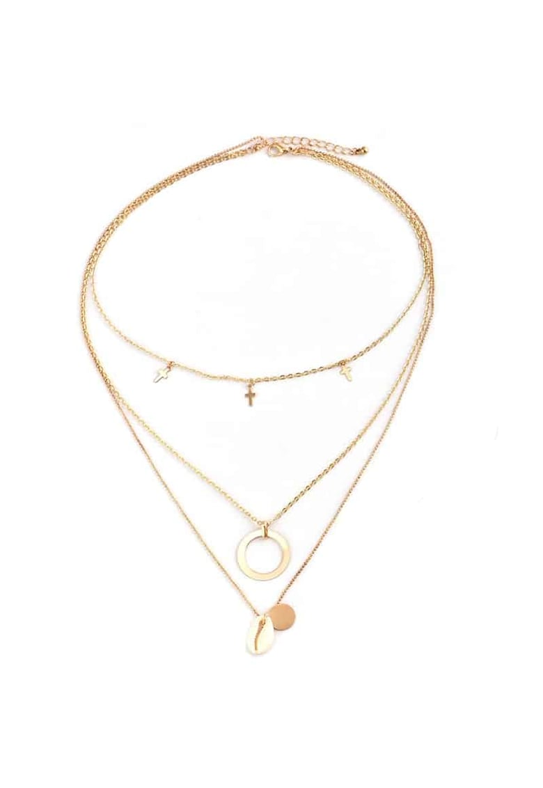 Colier Antonia Gold C13 - Aliaj metalic - Auriu