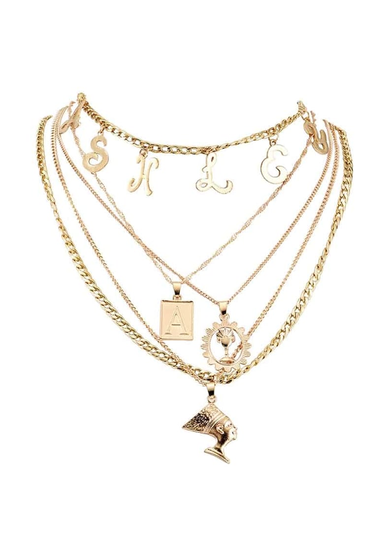 Colier Charis Gold C17 - Aliaj metalic - Auriu