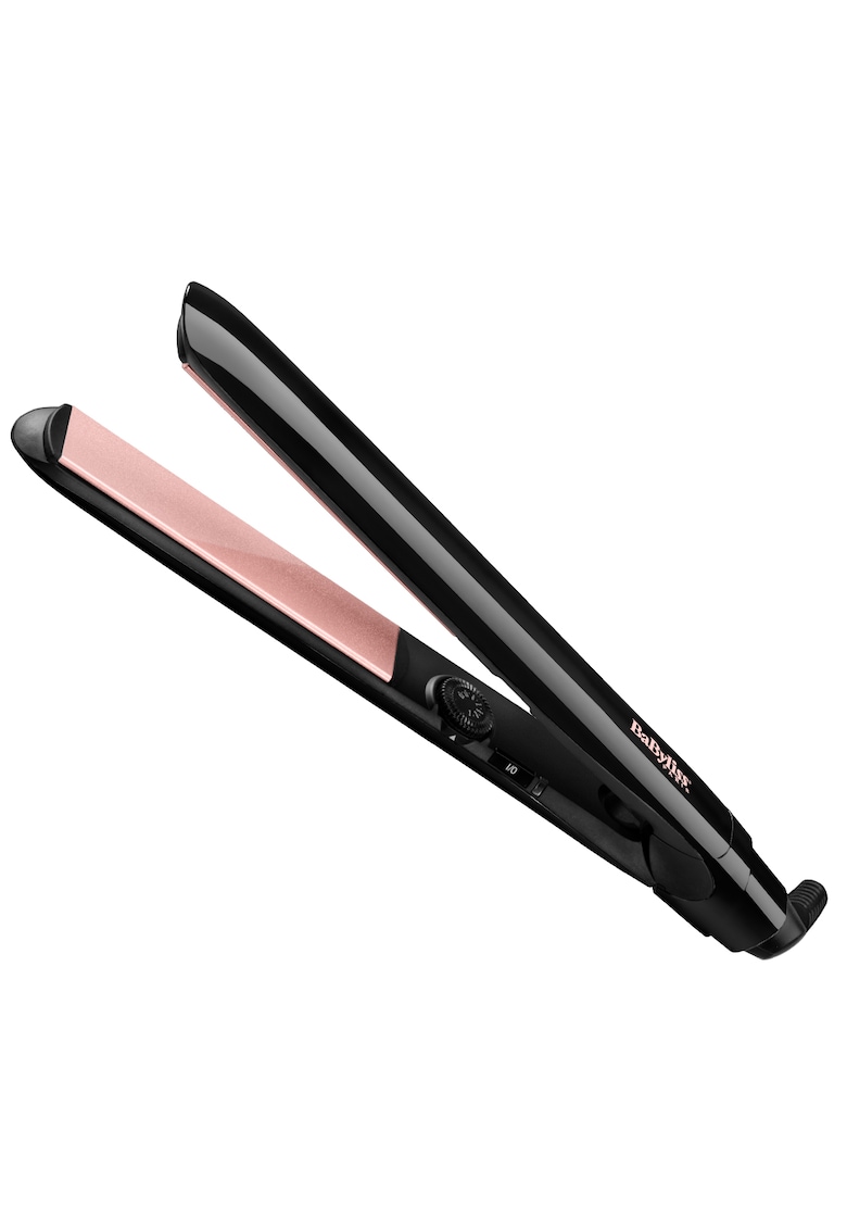 Placa de par Smooth Control - placi XL 120x25 mm Quartz-Ceramice - 13 setari temperatura - 235 grade - sistemul de incalzire Advanced Ceramics - Negru-Roz