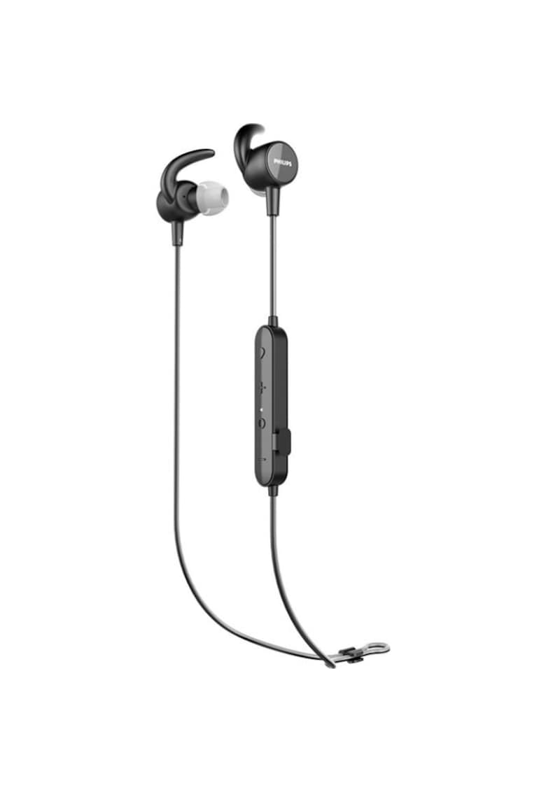 Casti Audio In-Ear Sport TASN503BK/00 - Bluetooth - Autonomie 6h - Negru imagine fashiondays.ro Philips