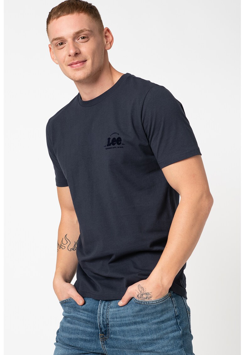Tricou regular fit cu logo