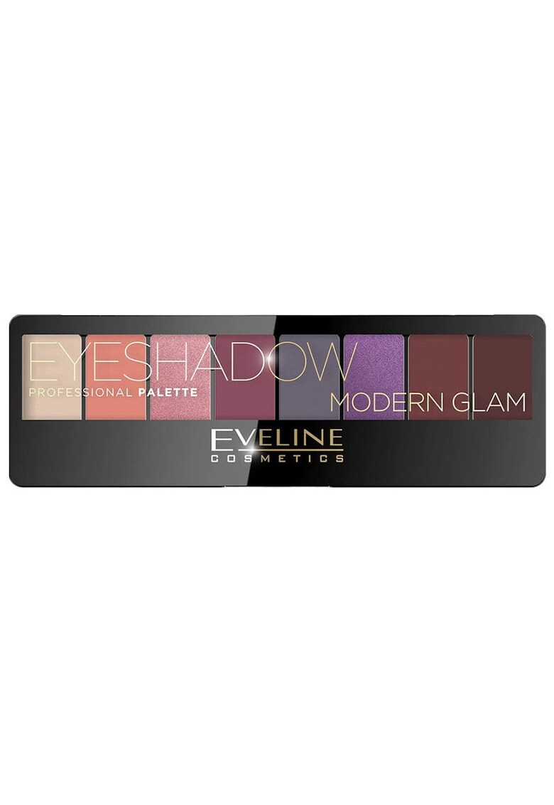 Paleta Profesionala de Farduri EVELINE Modern Glam Eyeshadow Palette - 8 nuante