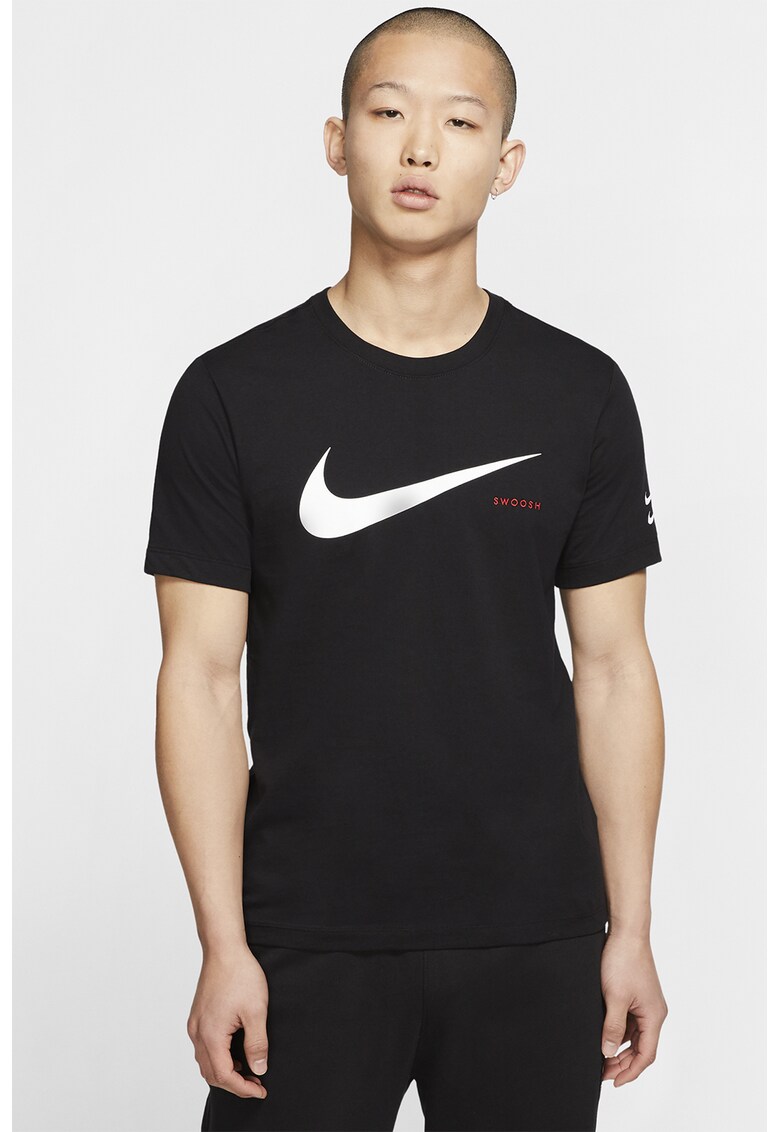 Tricou de bumbac - cu imprimeu logo Swoosh