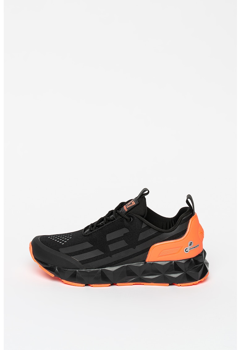 Pantofi sport de plasa cu aplicatie logo Pantofi sport de plasa cu aplicatie logo