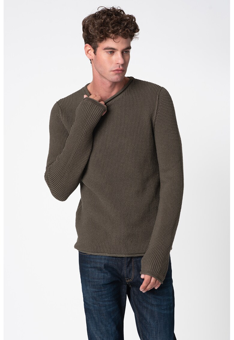 Pulover cu aspect striat
