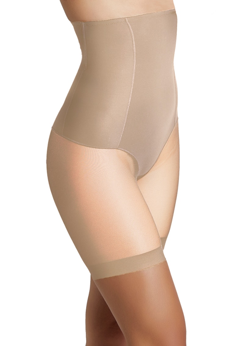 Slip modelator talie inalta 19612 - negru - Bej