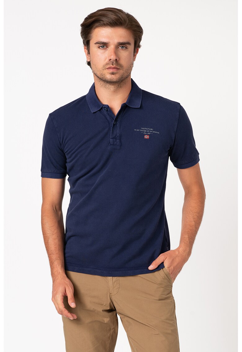 Tricou polo din bumbac Elbas