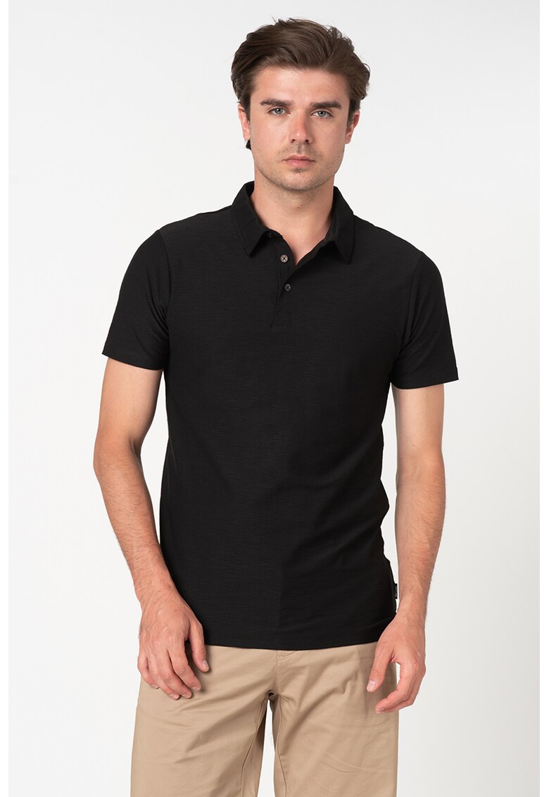 Tricou polo slim fit Silkas