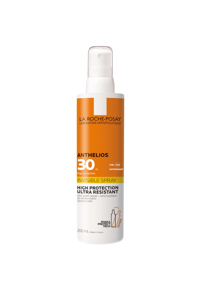 Spray invizibil cu protectie solara pentru corp ANTHELIOS SPF 30+ - pentru pielea sensibila - ultra-rezistent - 200 ml