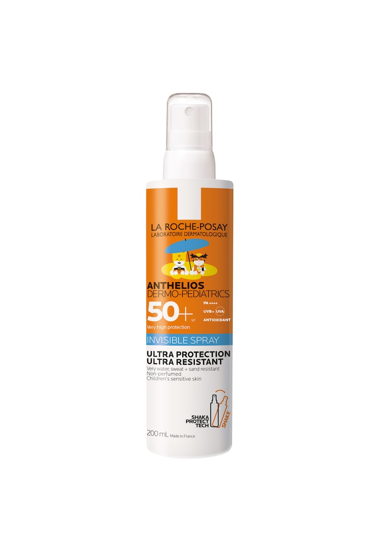 Spray Invizibil cu protectie solara fata si corp ANTHELIOS Dermo-Pediatrics Spray SPF 50+ - pentru copii - rezistent la apa - 200 ml