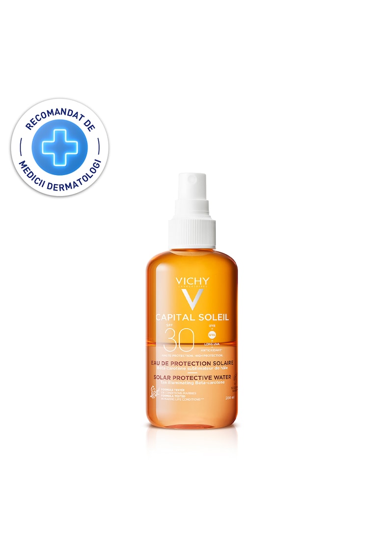 Apa cu protectie solara Capital Soleil cu SPF - bronz imbunatatit cu beta-caroten - 200 ml