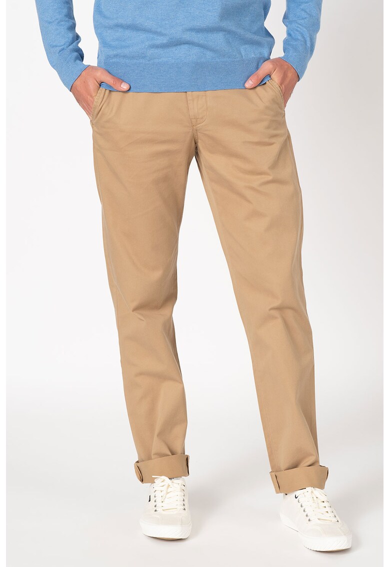 Pantaloni chino cu croiala dreapta