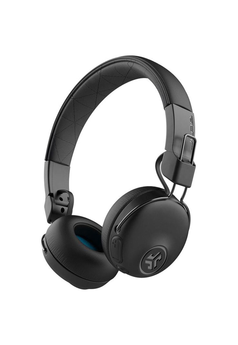 Casti Audio On Ear pliabile Studio - Wireless - Bluetooth - Noise cancelling - Microfon - Autonomie 34 ore - Negru