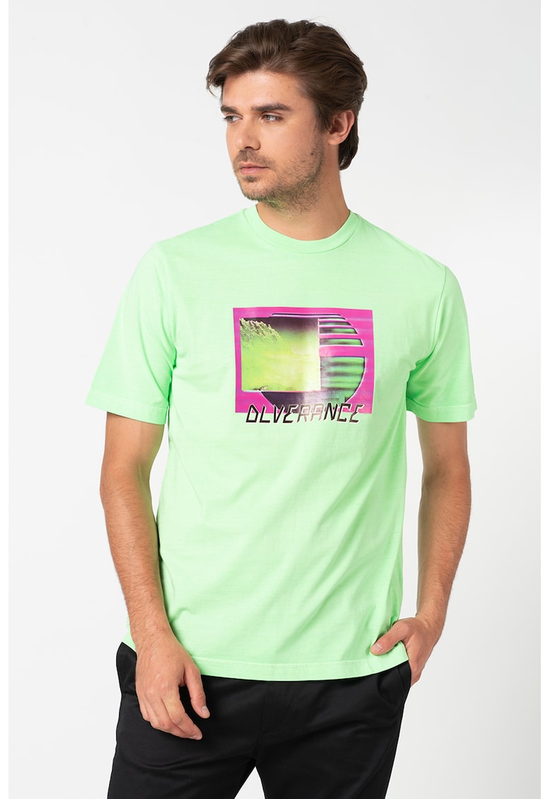 Tricou cu imprimeu grafic Just Neon