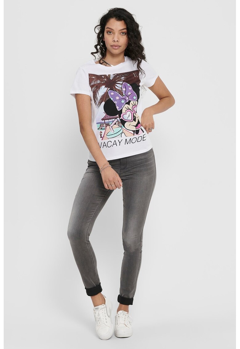 Tricou din bumbac cu imprimeu Minnie Mouse