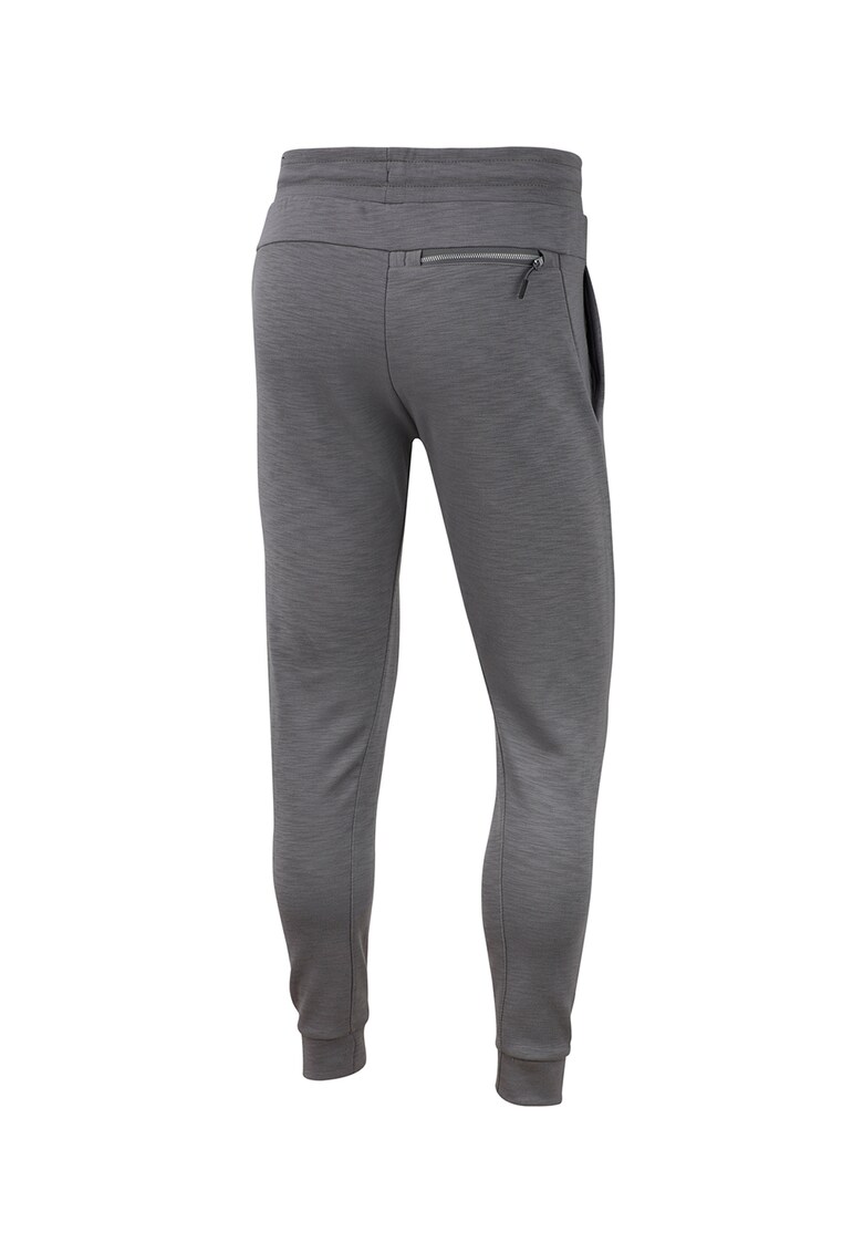 Pantaloni sport cu croiala conica si snur de ajustare Optic