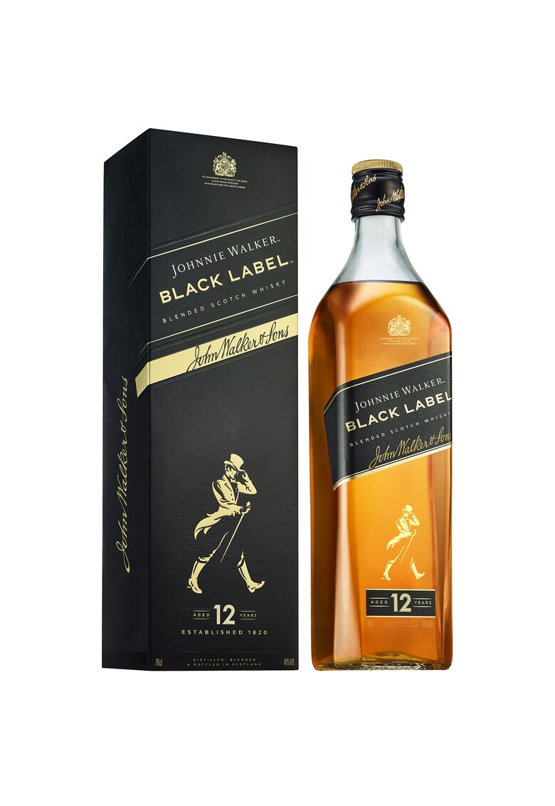 Whisky Black Label 12YO - Blended 40% - Cutie - 0.7l