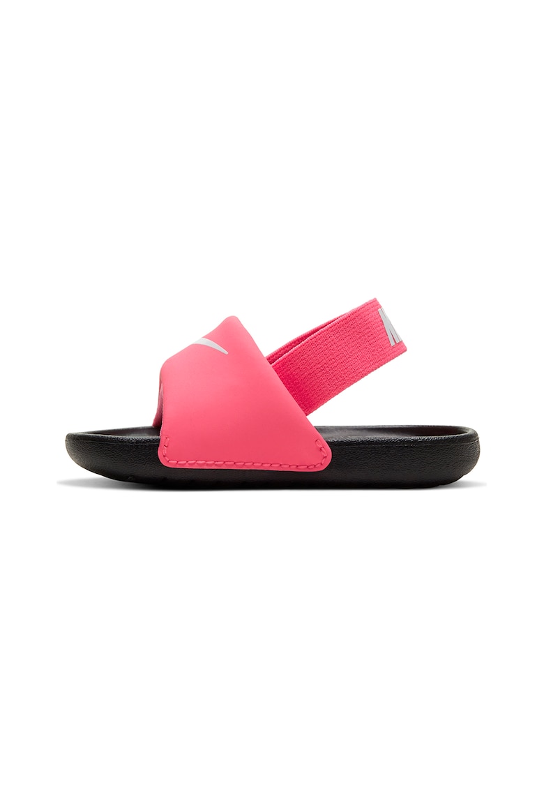 Sandale cu bareta slingback Kawa - Alb/Negru/Roz