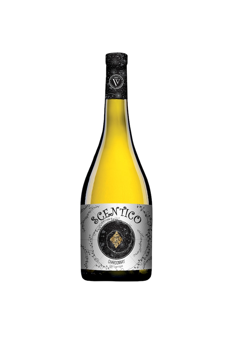 Vin Alb Sarica Niculitel Scentico Chardonnay Light Barrique - Sec - 13% - 0.75l